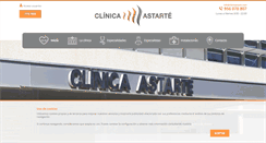 Desktop Screenshot of clinicastarte.com